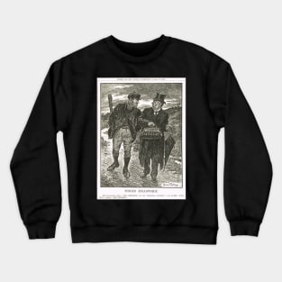 Socialism & Old Liberalism Punch 1909 Crewneck Sweatshirt